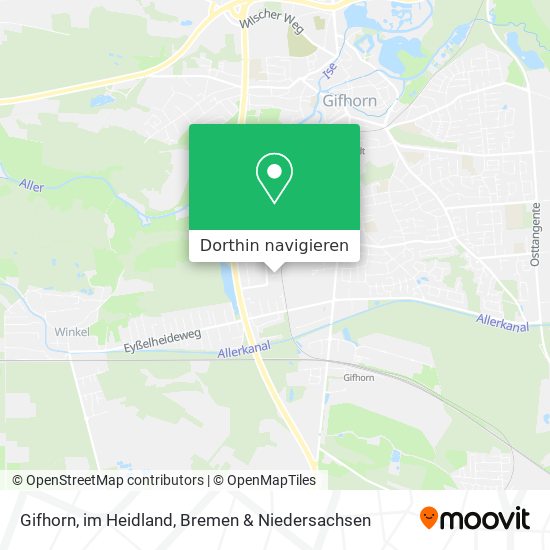Gifhorn, im Heidland Karte