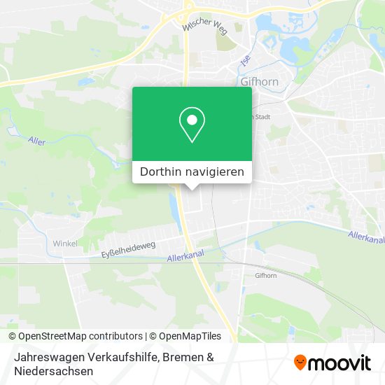 Jahreswagen Verkaufshilfe Karte