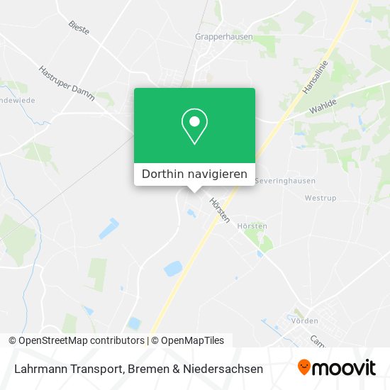 Lahrmann Transport Karte