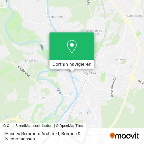 Hannes Remmers Architekt Karte