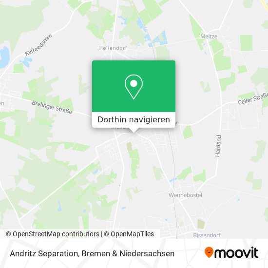 Andritz Separation Karte