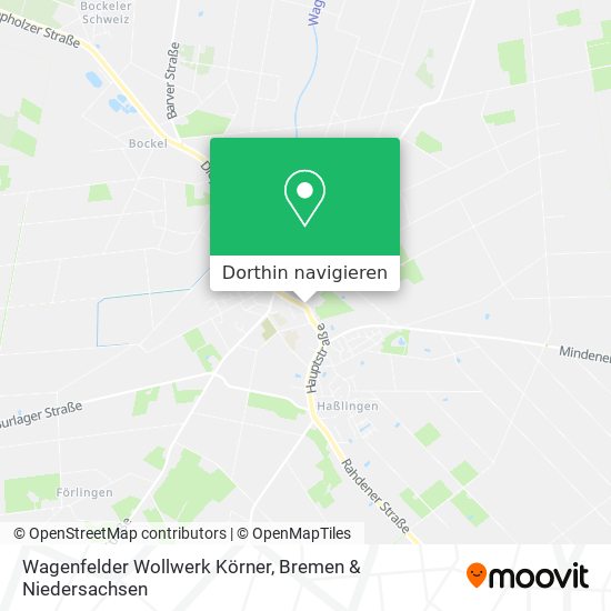 Wagenfelder Wollwerk Körner Karte
