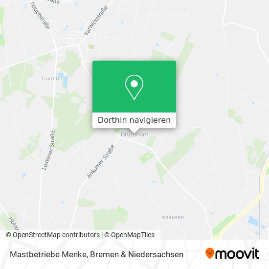 Mastbetriebe Menke Karte