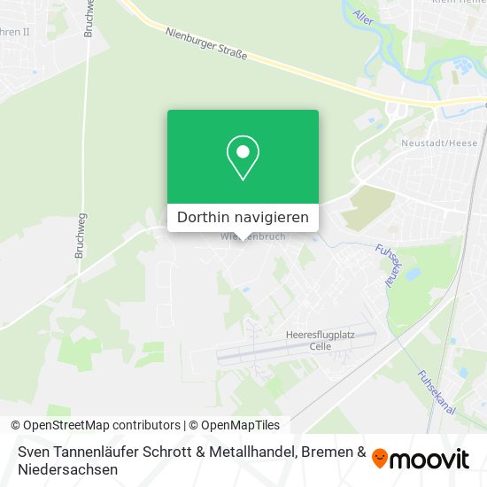 Sven Tannenläufer Schrott & Metallhandel Karte