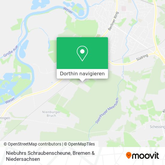 Niebuhrs Schraubenscheune Karte