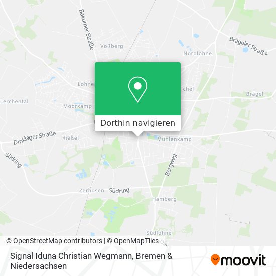 Signal Iduna Christian Wegmann Karte