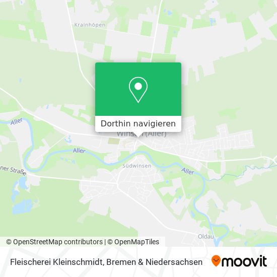 Fleischerei Kleinschmidt Karte