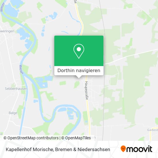 Kapellenhof Morische Karte