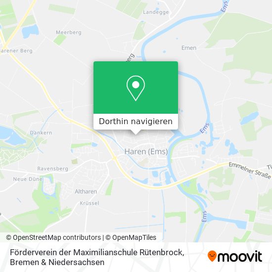 Förderverein der Maximilianschule Rütenbrock Karte