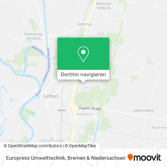 Europress Umwelttechnik Karte