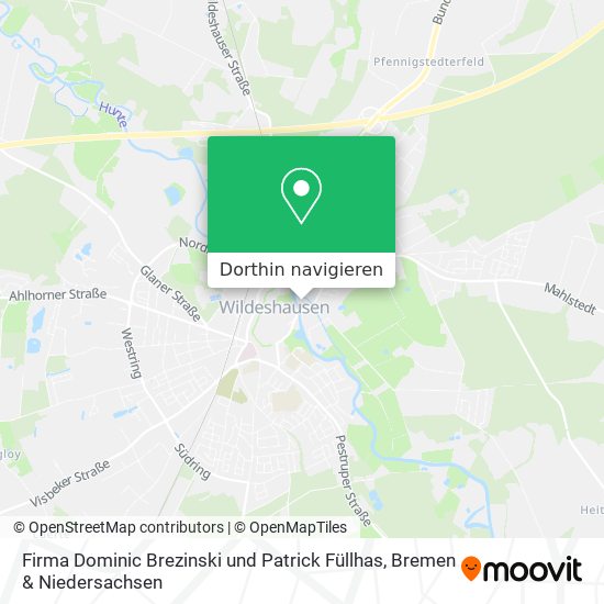 Firma Dominic Brezinski und Patrick Füllhas Karte