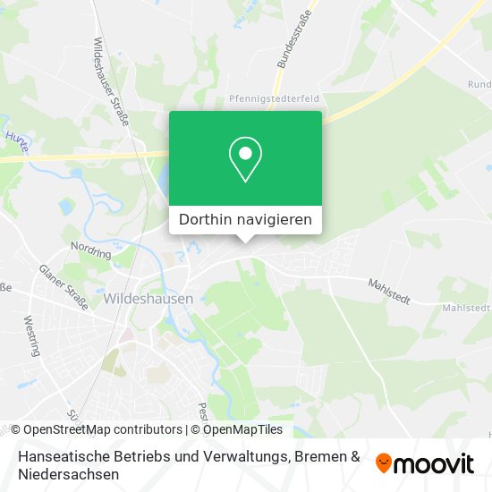 Hanseatische Betriebs und Verwaltungs Karte