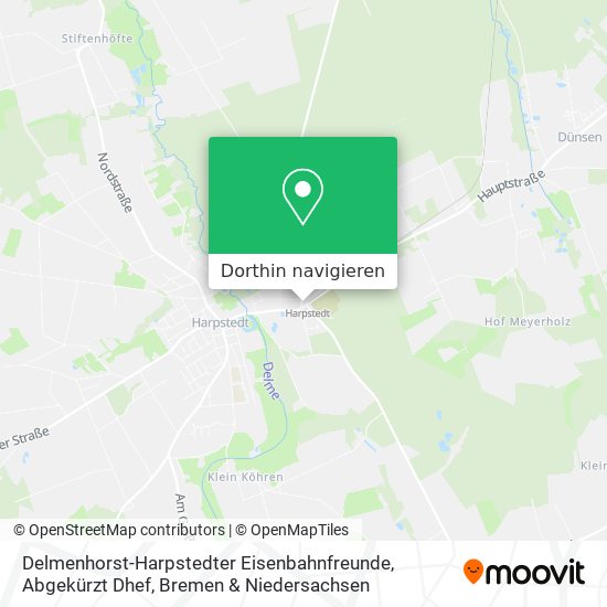 Delmenhorst-Harpstedter Eisenbahnfreunde, Abgekürzt Dhef Karte