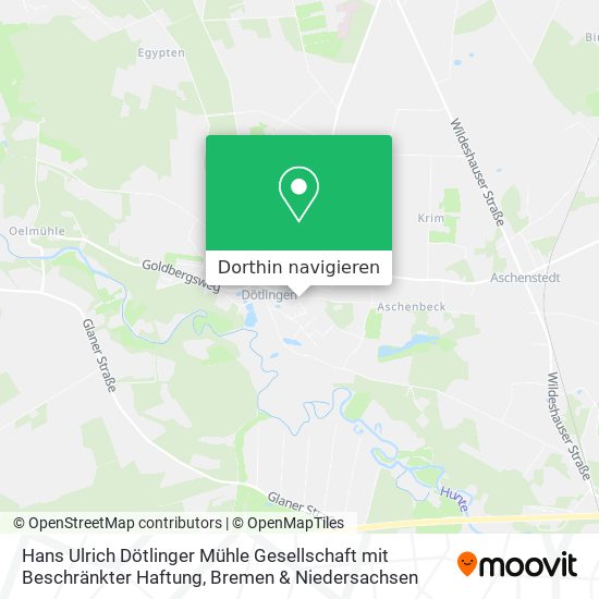 Hans Ulrich Dötlinger Mühle Gesellschaft mit Beschränkter Haftung Karte