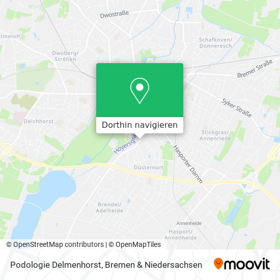 Podologie Delmenhorst Karte