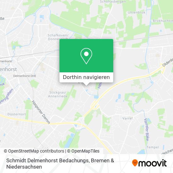 Schmidt Delmenhorst Bedachungs Karte