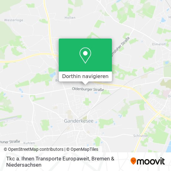 Tkc a. Ihnen Transporte Europaweit Karte