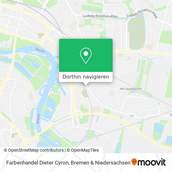 Farbenhandel Dieter Cyron Karte