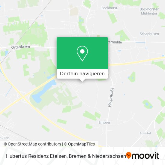 Hubertus Residenz Etelsen Karte