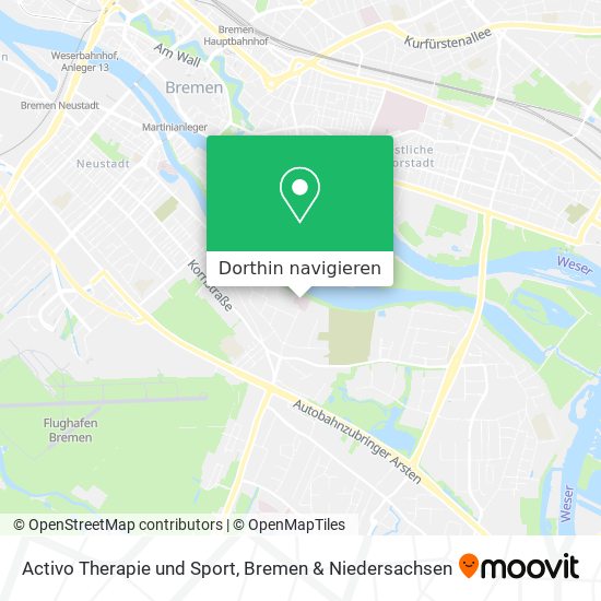 Activo Therapie und Sport Karte