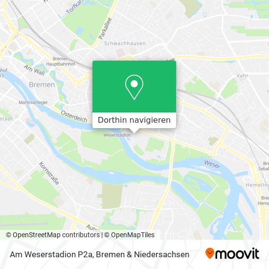 Am Weserstadion P2a Karte