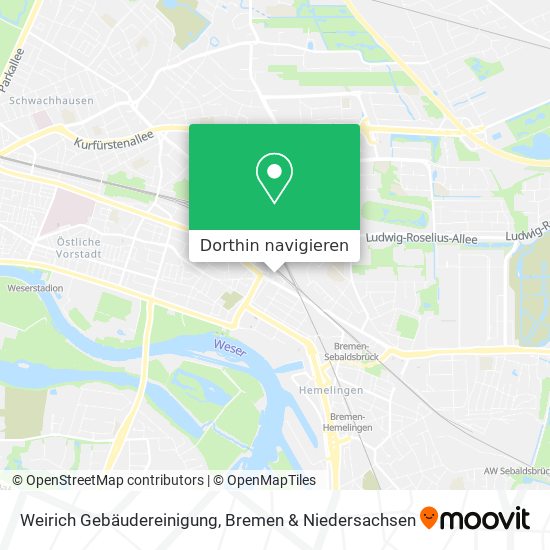 Weirich Gebäudereinigung Karte