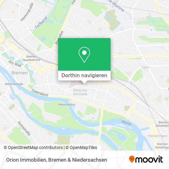 Orion Immobilien Karte