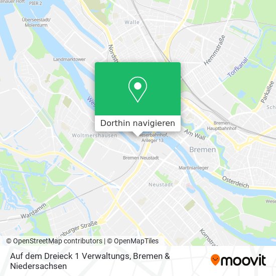 Auf dem Dreieck 1 Verwaltungs Karte