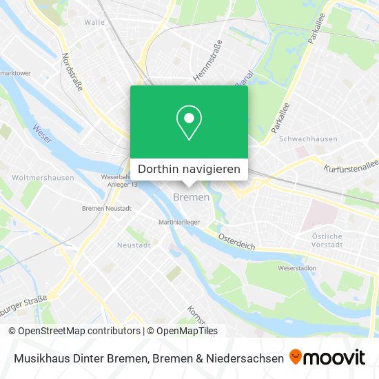 Musikhaus Dinter Bremen Karte