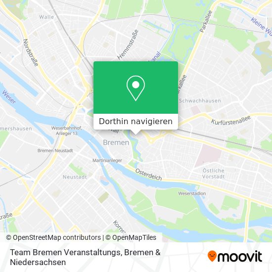 Team Bremen Veranstaltungs Karte