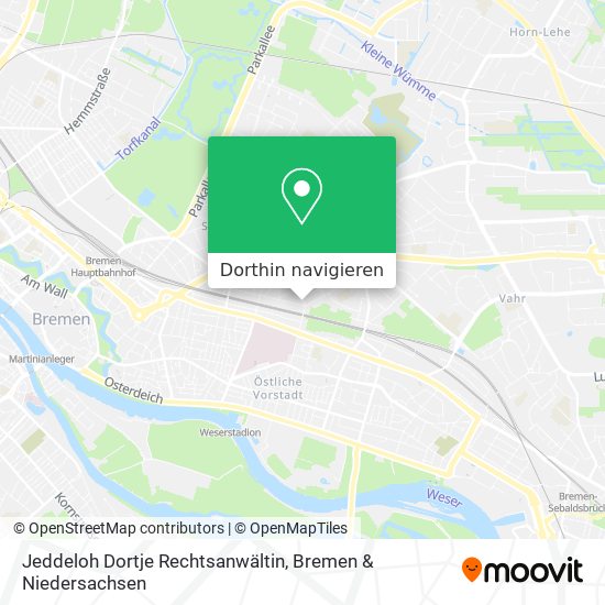 Jeddeloh Dortje Rechtsanwältin Karte