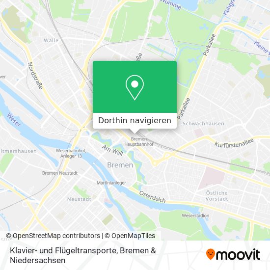 Klavier- und Flügeltransporte Karte