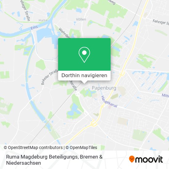 Ruma Magdeburg Beteiligungs Karte