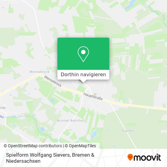 Spielform Wolfgang Sievers Karte
