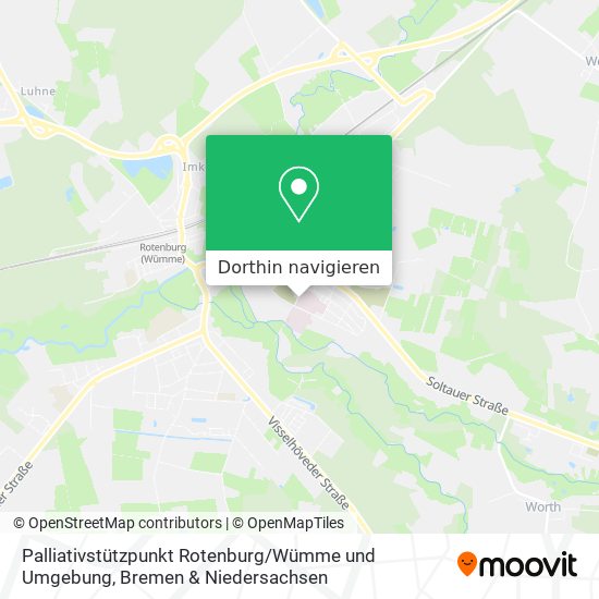 Palliativstützpunkt Rotenburg / Wümme und Umgebung Karte