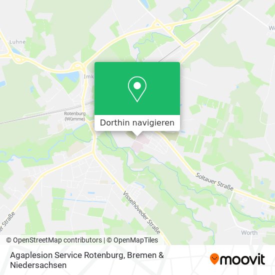 Agaplesion Service Rotenburg Karte