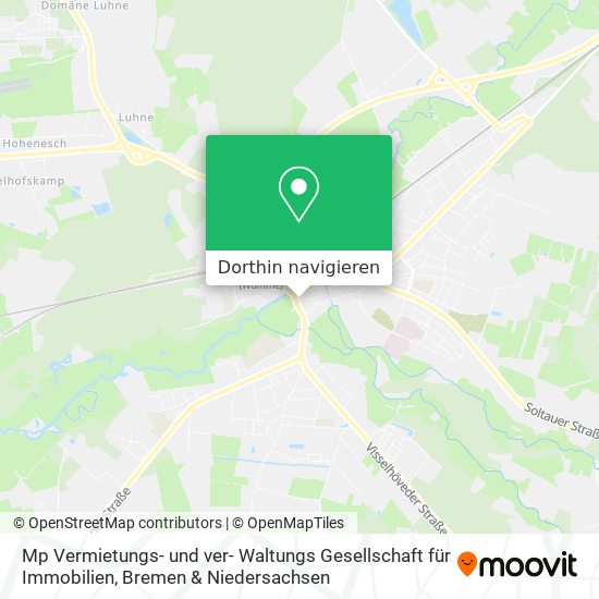 Mp Vermietungs- und ver- Waltungs Gesellschaft für Immobilien Karte