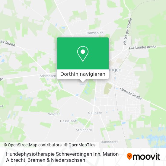 Hundephysiotherapie Schneverdingen Inh. Marion Albrecht Karte