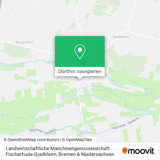 Landwirtschaftliche Maschinengenossenschaft Fischerhude-Quelkhorn Karte