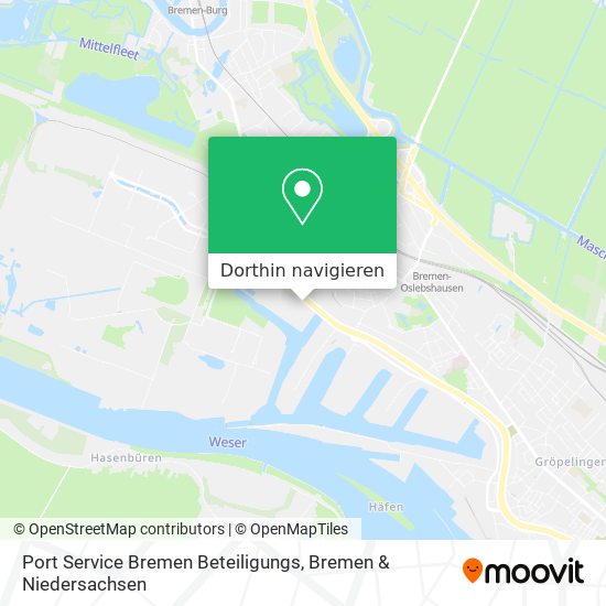 Port Service Bremen Beteiligungs Karte