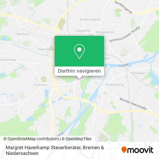 Margret Haverkamp Steuerberater Karte