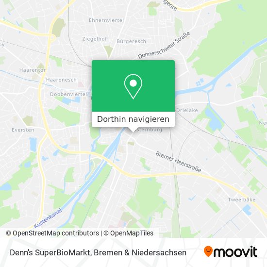 Denn's SuperBioMarkt Karte