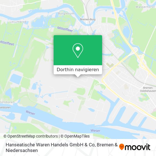 Hanseatische Waren Handels GmbH & Co Karte