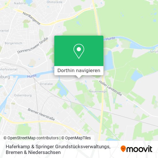 Haferkamp & Springer Grundstücksverwaltungs Karte