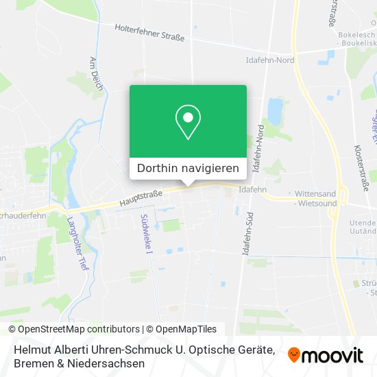 Helmut Alberti Uhren-Schmuck U. Optische Geräte Karte