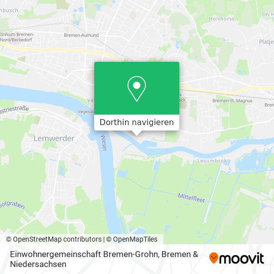 Einwohnergemeinschaft Bremen-Grohn Karte