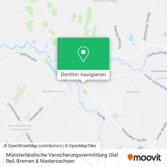 Münsterländische Versicherungsvermittlung Olaf Reil Karte
