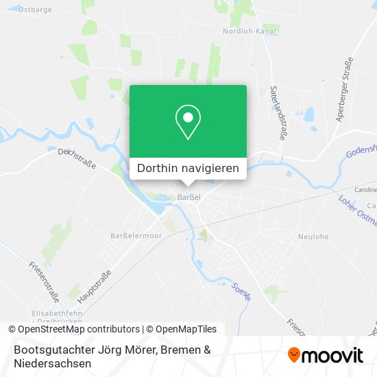 Bootsgutachter Jörg Mörer Karte