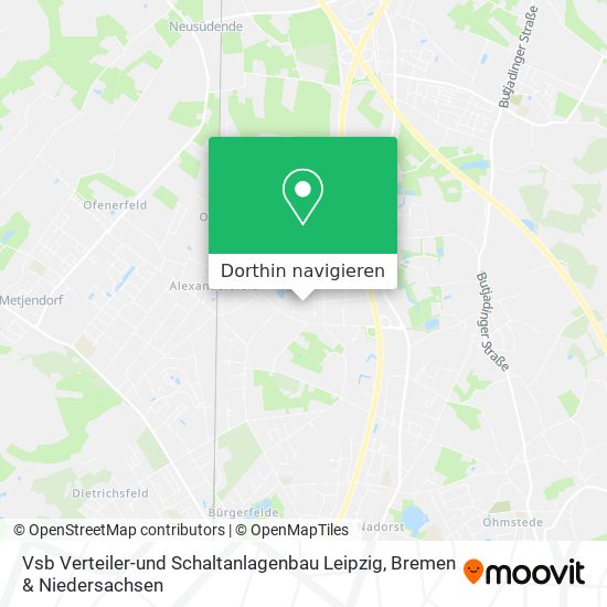 Vsb Verteiler-und Schaltanlagenbau Leipzig Karte