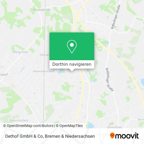 Dethof GmbH & Co Karte